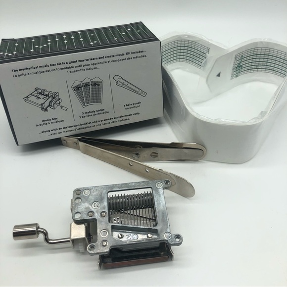 Make Your Own Music Box with Tool Kit Set Kikkerland Music Box Kit DIY Project - Picture 4 of 8